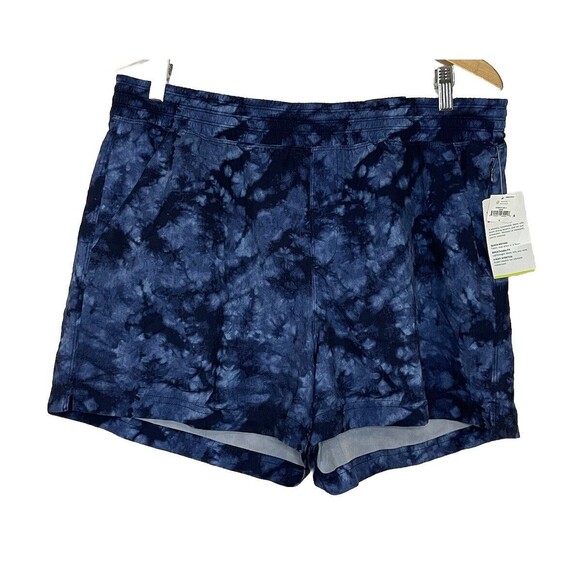 Old Navy Active Go-Dry Women's Shorts Large Blue 3.5" Inseam NWT Pockets - Picture 1 of 7